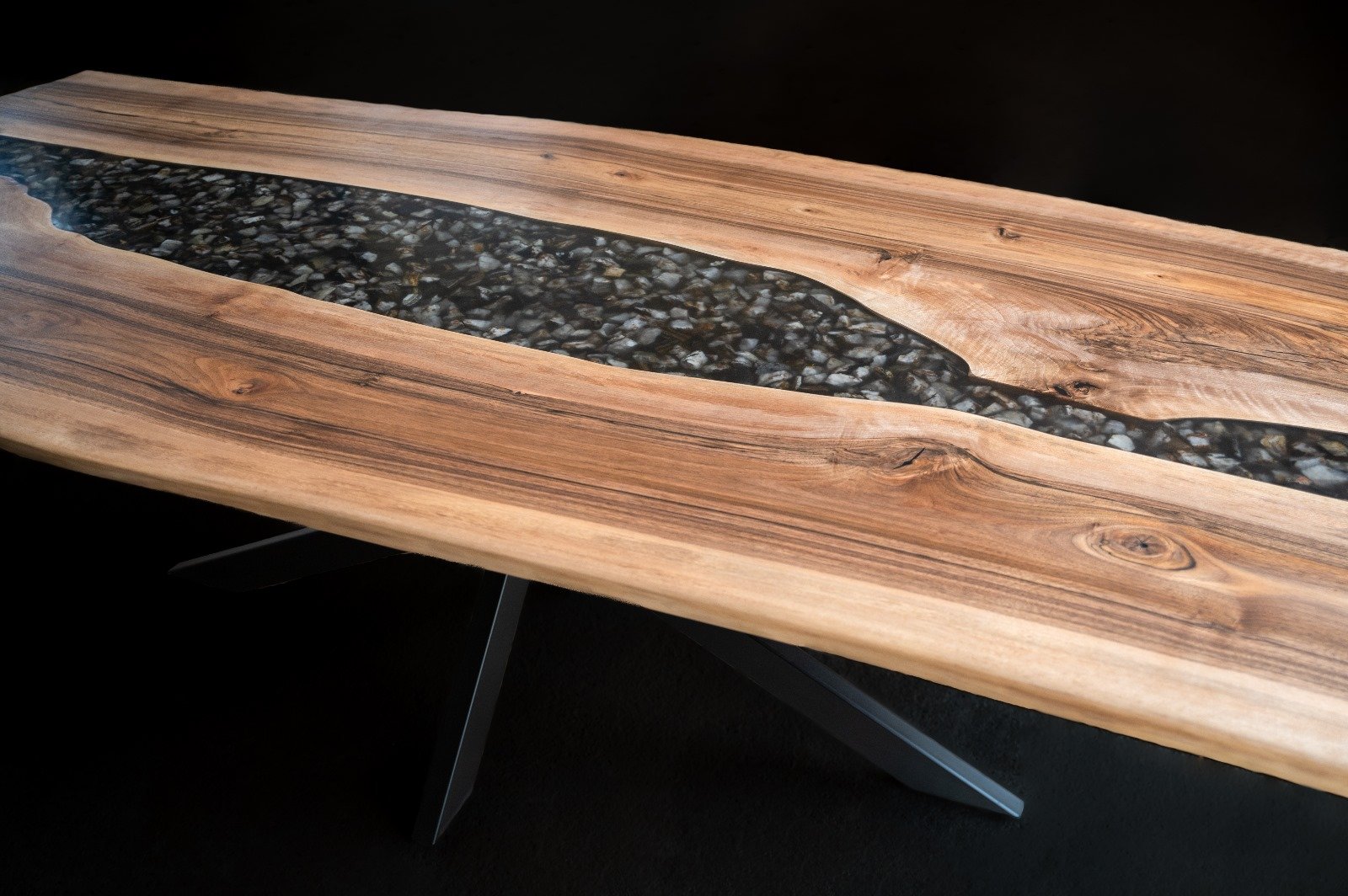 masa dn lemn masiv cu rasina