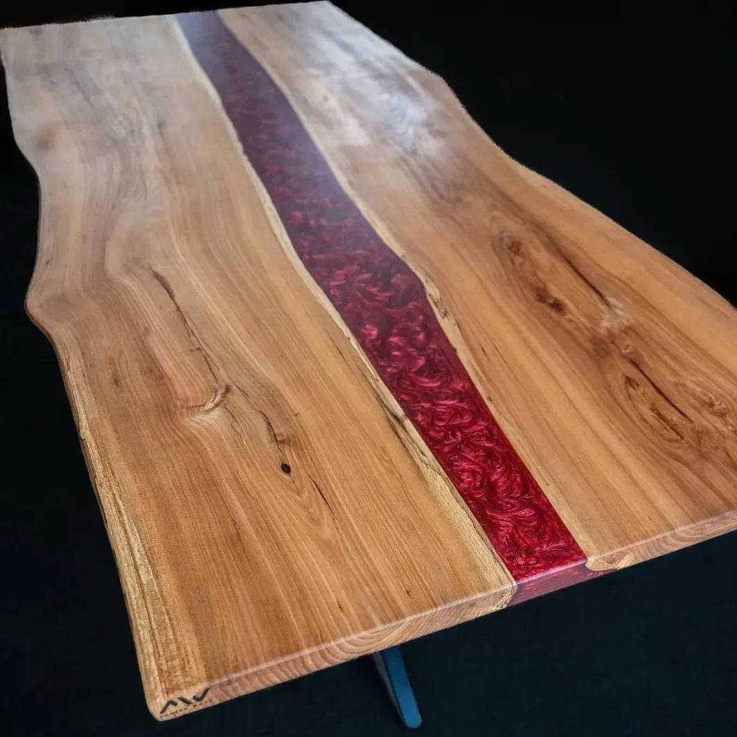 masa dn lemn masiv cu rasina