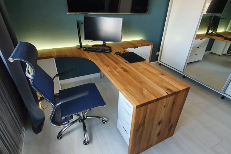 Masa birouri - Birouri Lemn Masiv - Mese și mobilier de birou rustic